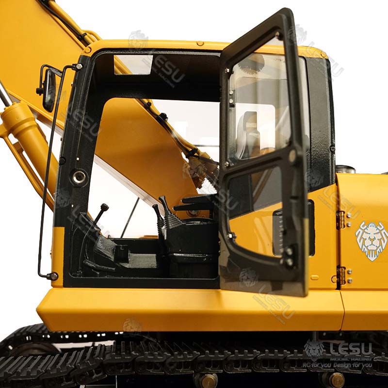 LESU 1/14 PC360 Painted & Unassembled Metal RC Hydraulic Excavator Protective Fence Plastic Liquid Crystal Display Scraper