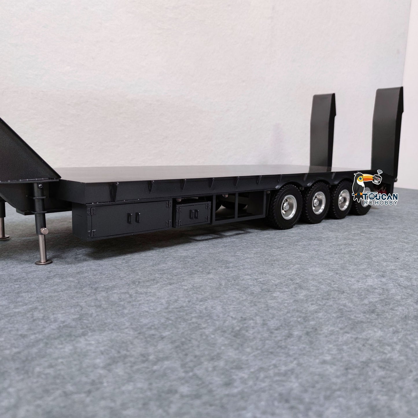 1/14 6x6 TOUCAN Hydraulic RC Dump Truck Metal Radio Controlled Tipper Car Differential Lock Light Sound FlySky I6S