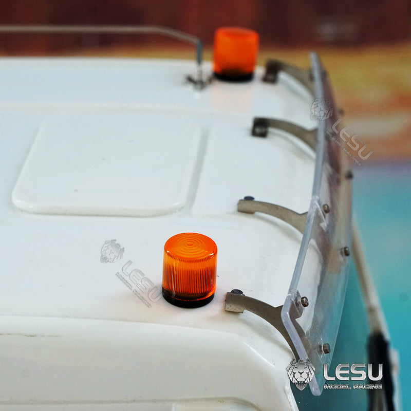 IN STOCK LESU 1/14 8*8 Metal Chassis MAN TGS Hydraulic Dumper Truck Light Sound ESC Model