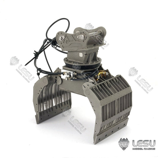 Metal Selector Grab Grapple for 1/14 RC LESU Hydraulic Carter 374F Excavator