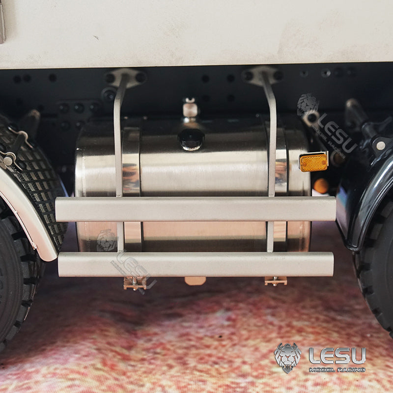 IN STOCK LESU 1/14 8*8 Metal Chassis MAN TGS Hydraulic Dumper Truck Light Sound ESC Model