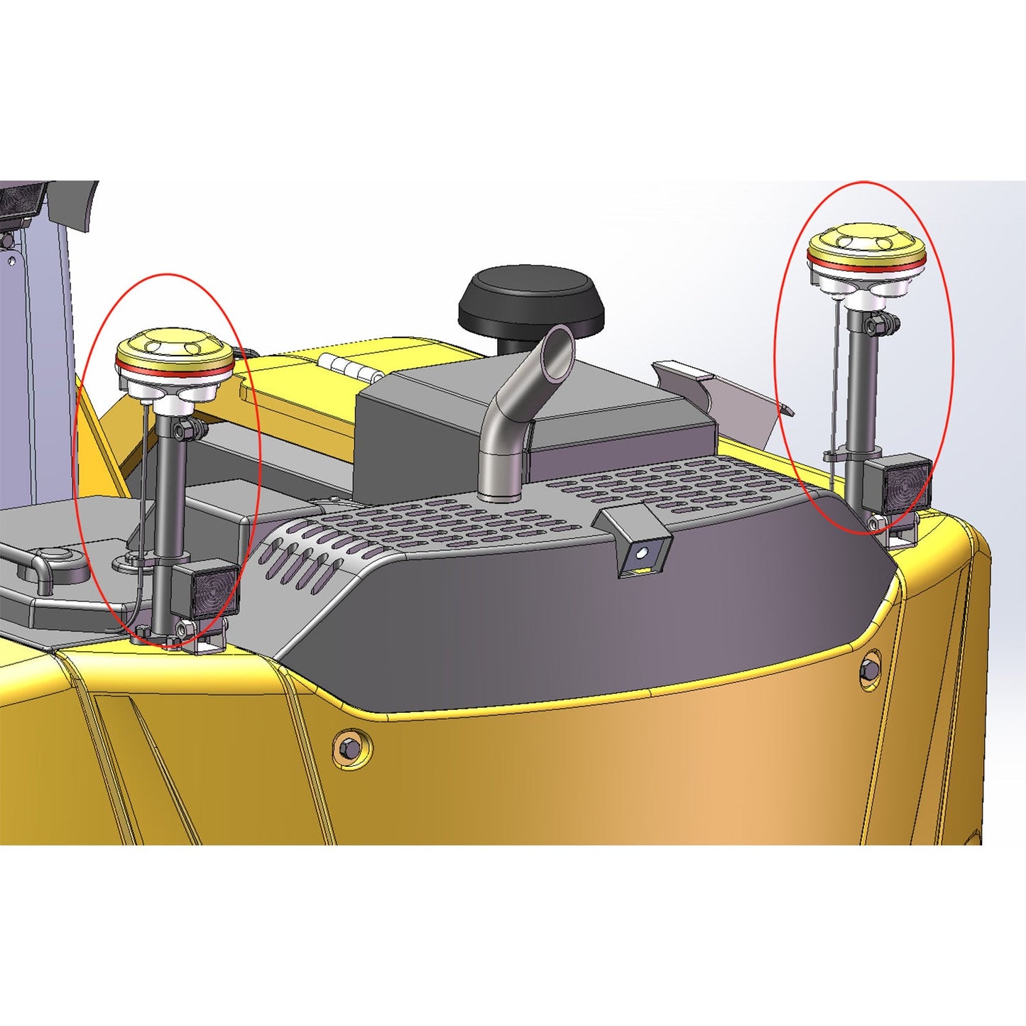 Metal Attachments Spare Parts for 1/14 Hydraulic RC Excavator 914 920 RC Digger