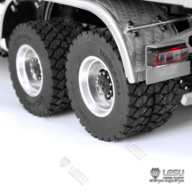LESU 1/14 3363 3348 6x6 Hydraulic RC Dump Truck Radio Control Car System Valve Pump Metal Cylinder Motor Bcuket W/O Cabin ESC Servo