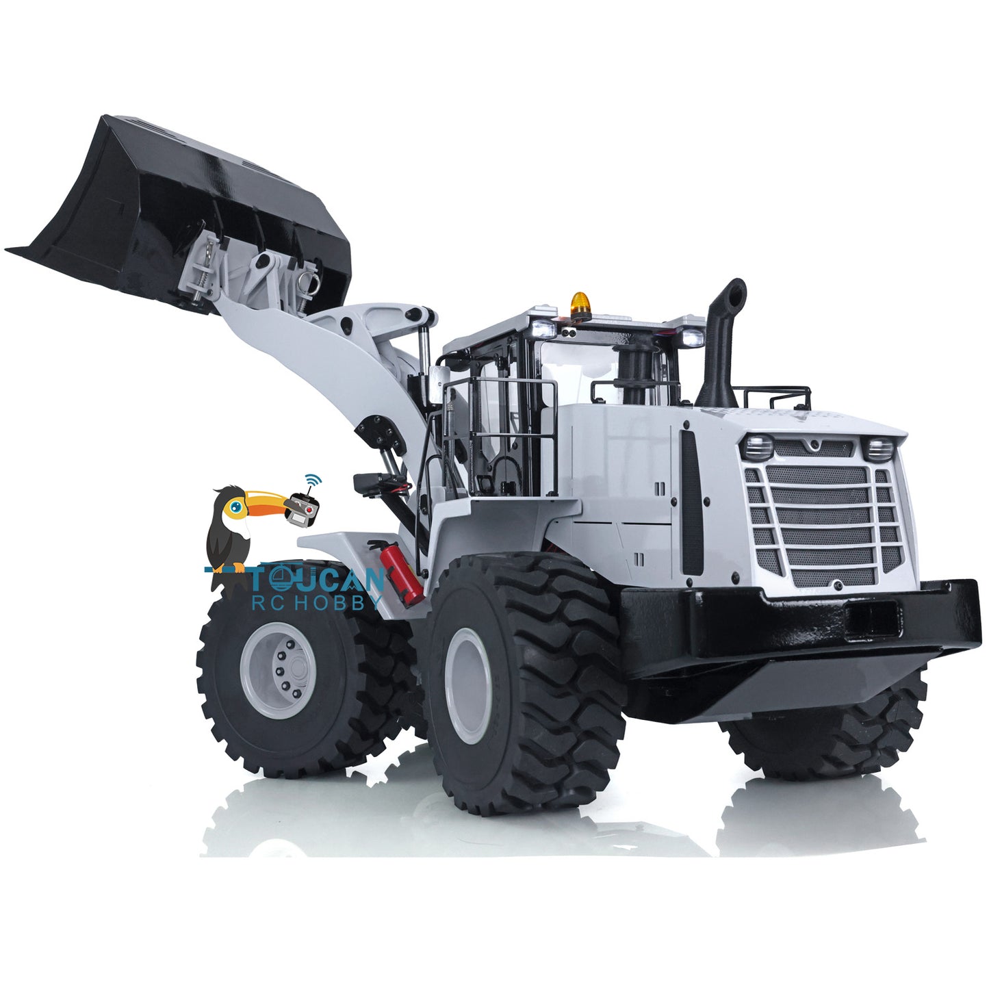 XDRC Metal WA470 1/14 Hydraulic RC Loader Remote Control Trucks 980L PNP Cars Hobby Model Light Sound Sand Bucket