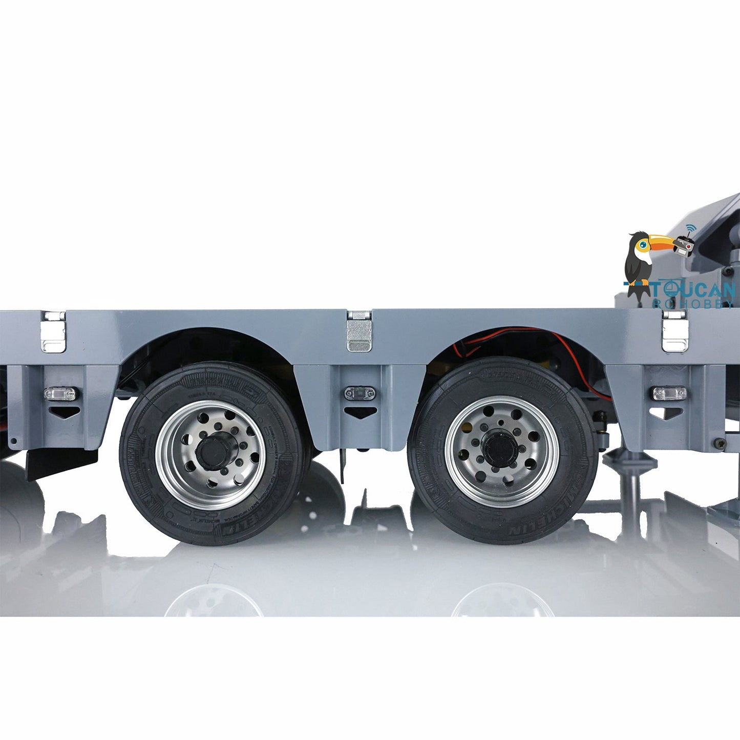Fast Shipping FuryBear 1/14 Broshuis 2+5Axle Metal Heavy Trailer For TAMIYA RC Tractor Truck