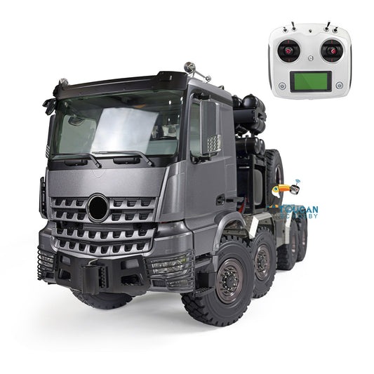 1/14 6x6 TOUCAN Hydraulic RC Dump Truck Metal Radio Controlled Tipper Car Differential Lock Light Sound FlySky I6S