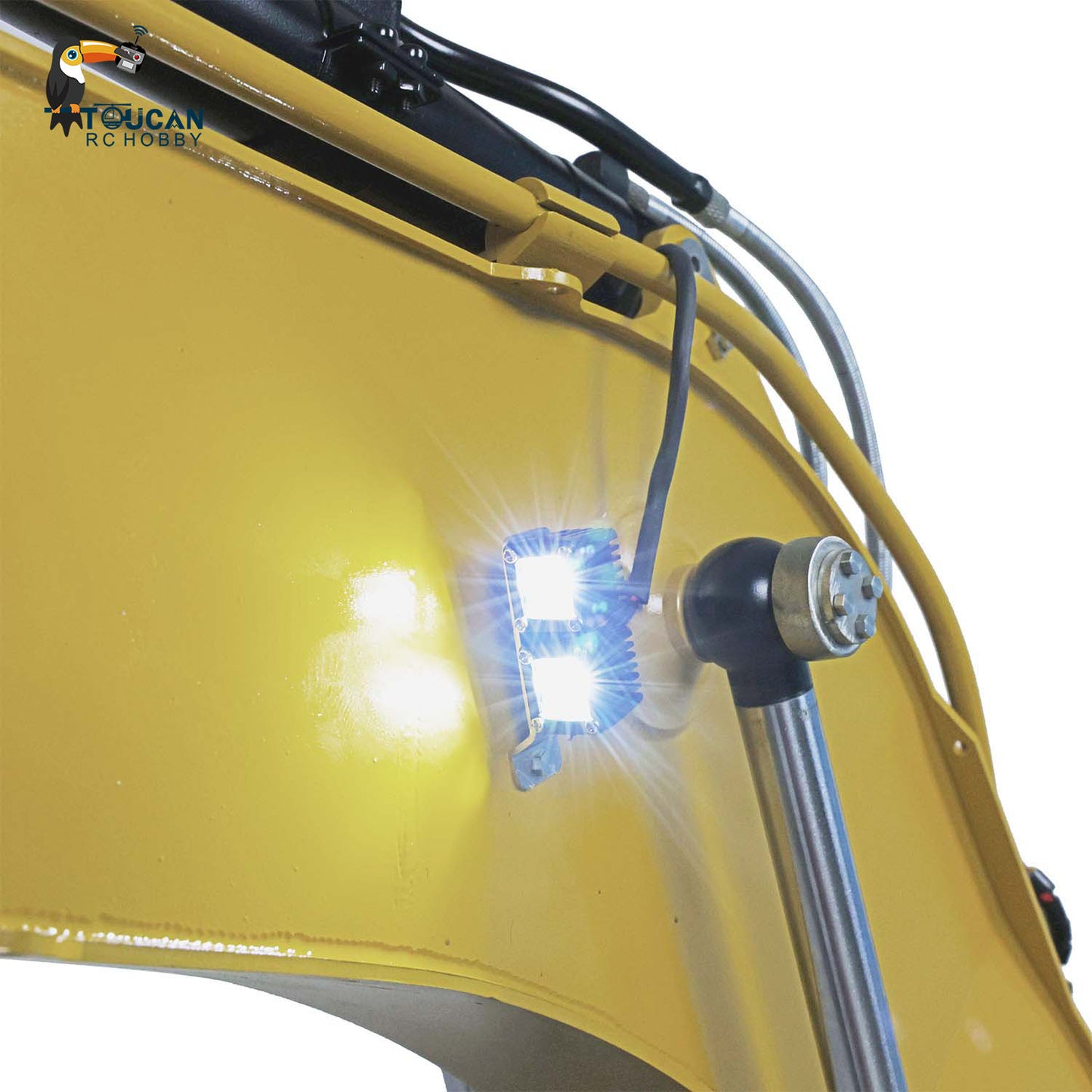 1/14 6015B Metal Hydraulic Radio Controlled Excavator Light Liquid Crystal display Painted Body Rotates 360Degrees