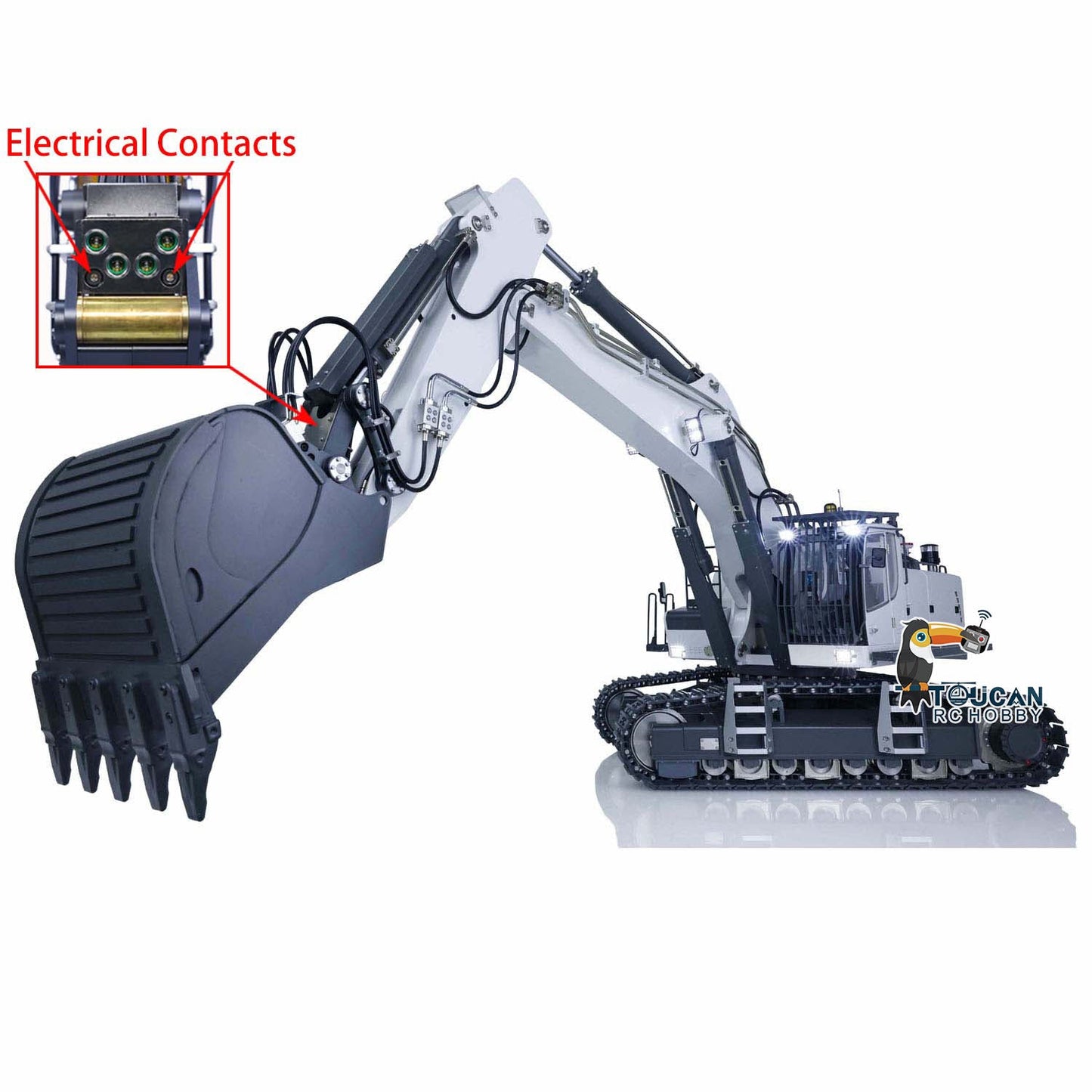 IN STOCK Kabolite 1/14 K970 100S Pro RC Hydraulic Excavator Model RTR Remote Control Digger PL18EV W/ Light Sound System Smoking Unit