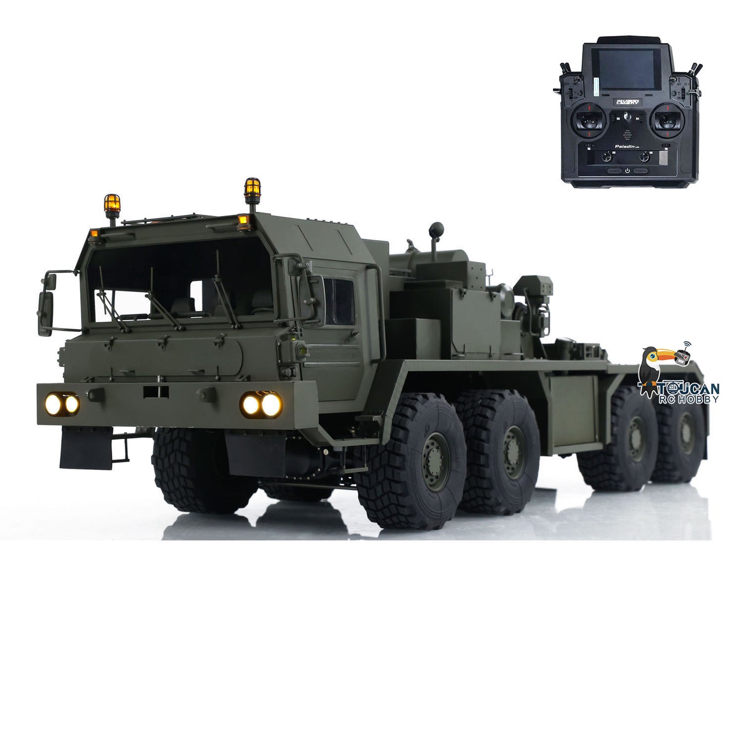 1/14 RC Tractor Truck SLT56 8x8 Full Metal Remote Control Military Transport Car