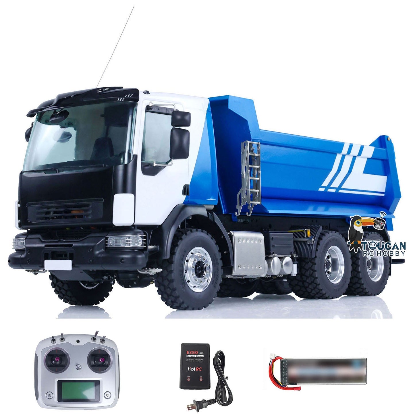 LESU 1/14 6x6 Hydraulic RC Dumper Truck Metal Remote Control Tipper Car Hobby Model Toys Optional Versions Painted