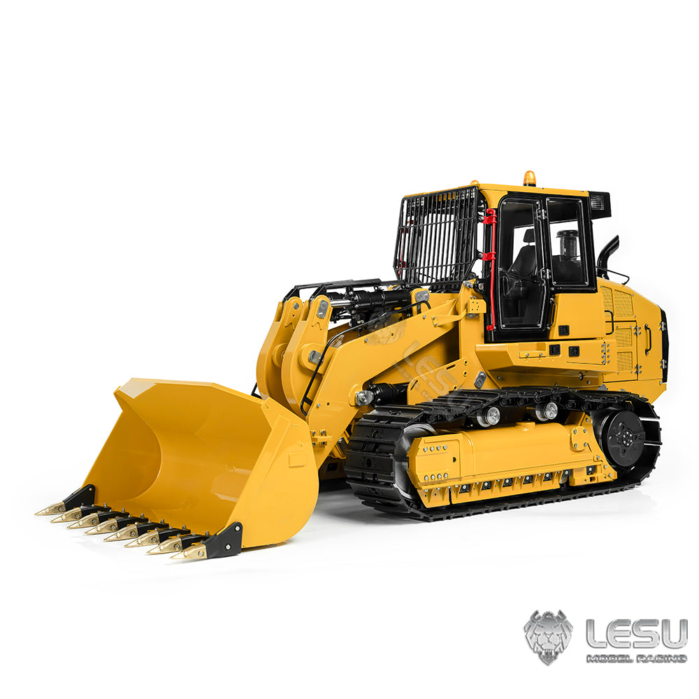 LESU 1/14 973K RC Hydraulic Loader Metal RTR Remote Control Tracked Car Hobby Model DIY Vehicle Flysky ST8 Optional Tracks Colors