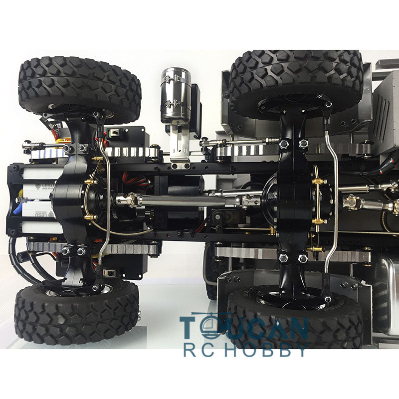 LESU 8*8 Front Hydraulic Dumper Truck Tipper 1/14 RC TAMIYA MAN Model Metal DIY
