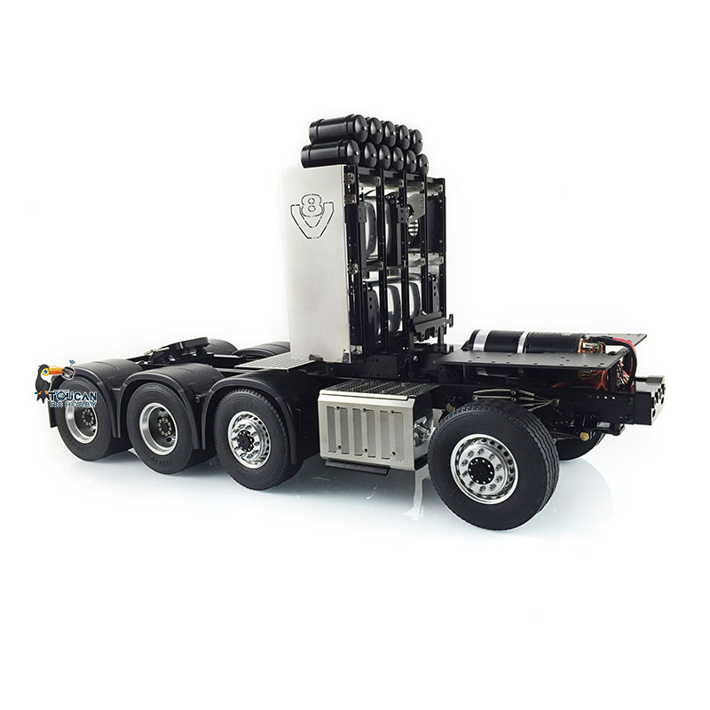 IN STOCK 1/14 LESU 8*8 Metal Chassis RC Truck DIY Mercedes TAMIYA 3363 1851 Tractor Model