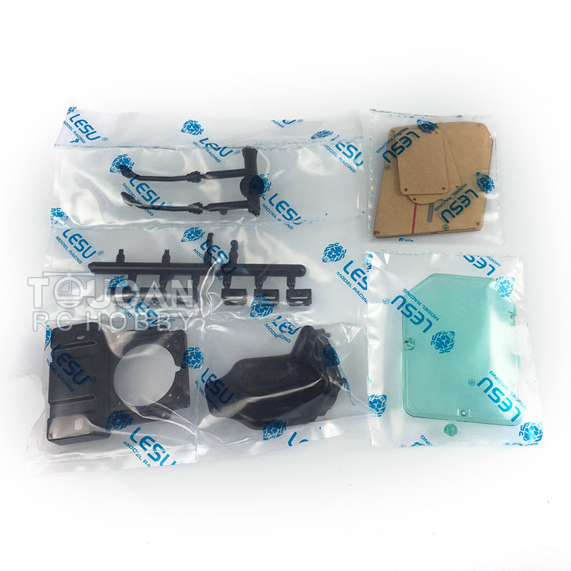 1/14 LESU Metal Aoue-LT5H Wheeled Skid-Steer Loader RC Hydraulic DIY Model Sound