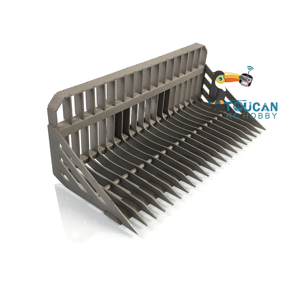 LESU Metal Fork Bucket for 1/14 RC Hydraulic Skid Steer Loader DIY Model