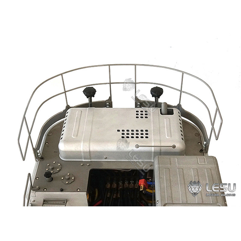 LESU 1/14 Aoue ET26L Metal Hydraulic RC Excavator Painted & Assembled Protective Fence Curved Ripper fork Bucket B