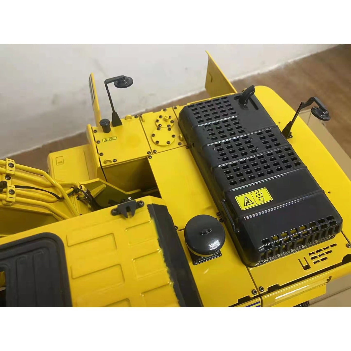 Metal 1/12 PC240 RC Hydraulic Excavator JZM Digger Construction Vehicle I6S Remote Controller Receiver Light Sound Assembled Painted