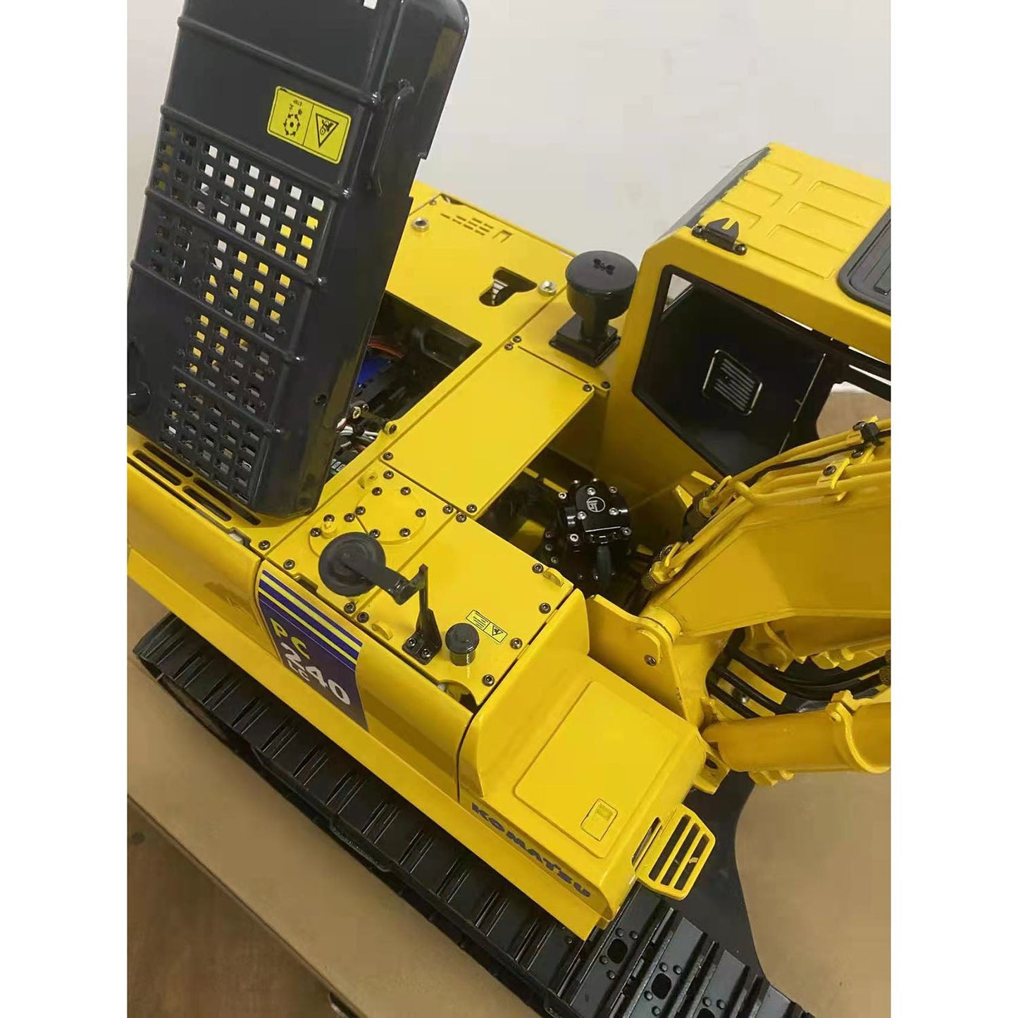 Metal 1/12 PC240 RC Hydraulic Excavator JZM Digger Construction Vehicle I6S Remote Controller Receiver Light Sound Assembled Painted