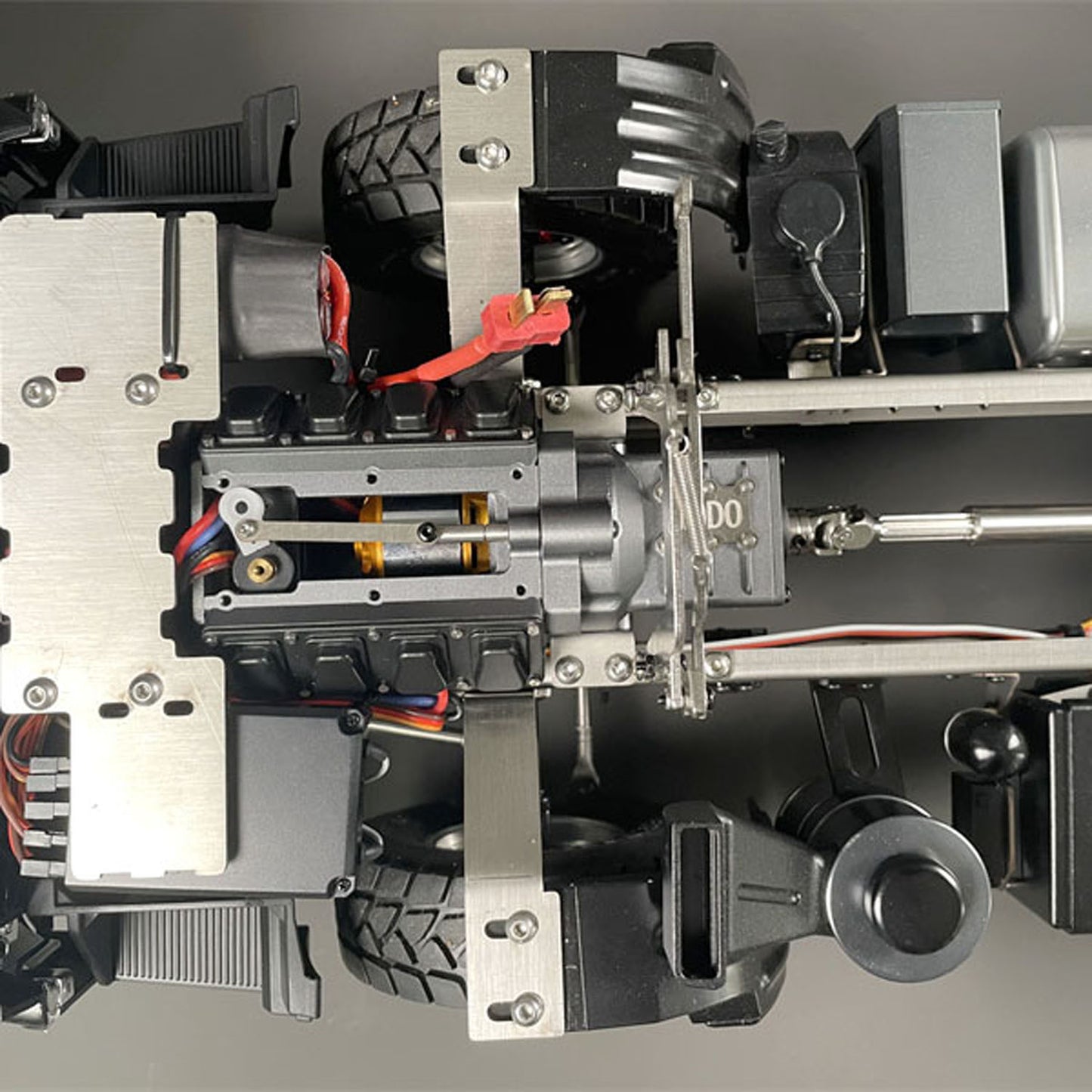 1:14 6*4 RC Tractor Trucks Metal Chassis Remote Control Car DIY Model 2-Speed Transmission FlySky I6S Motor Servo ESC