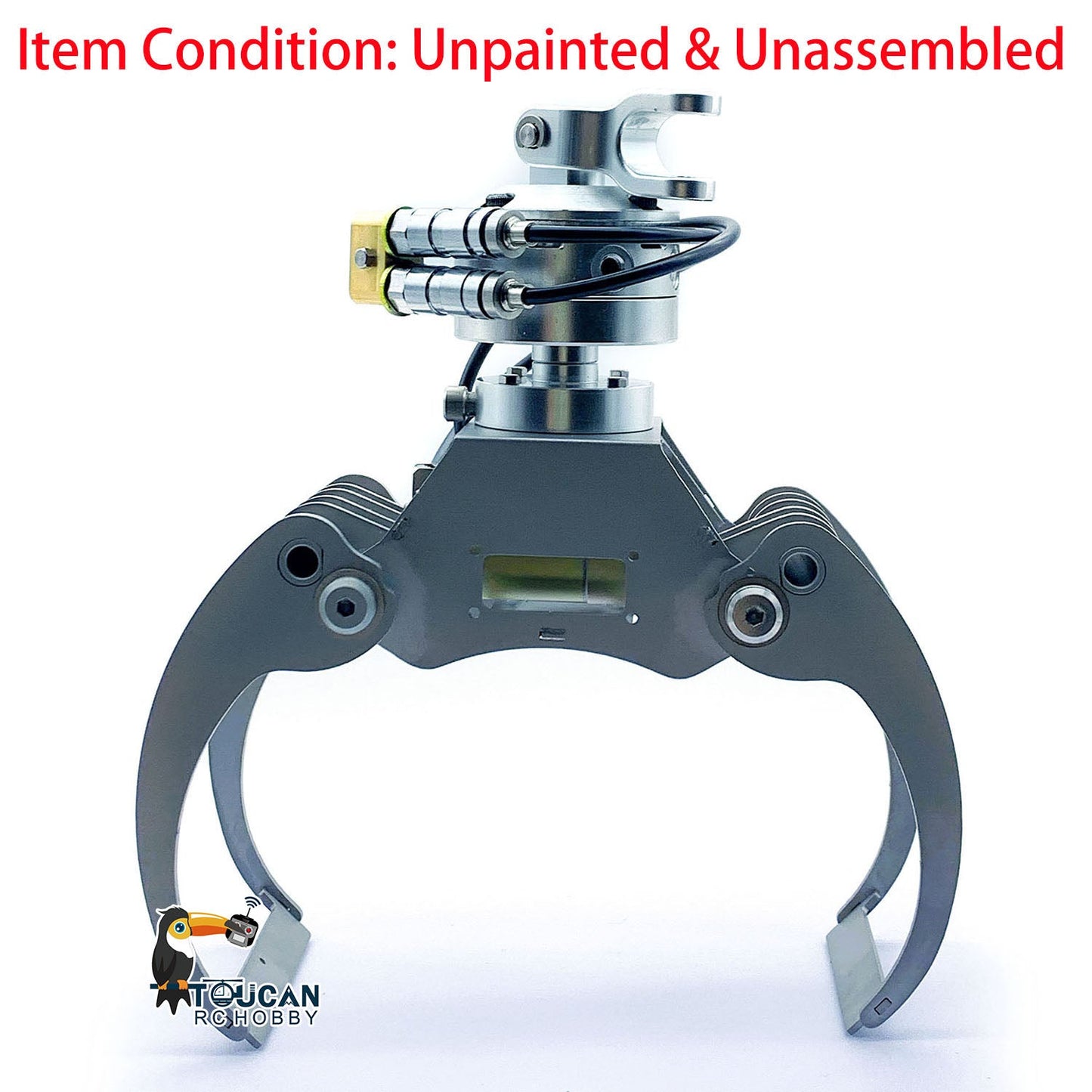 1/14 Metal Hydraulic Claw Bucket for RC Crane Dump Truck Radio Control Dumper Car Hobby Model DIY Accessory Spare Parts