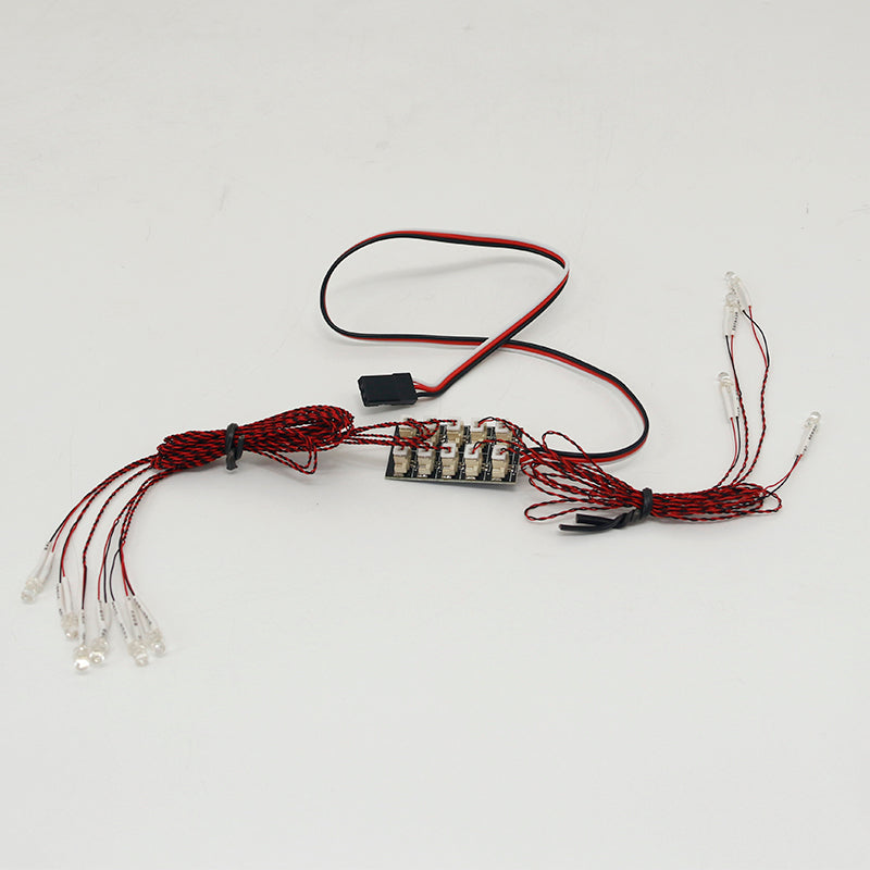 LED Light System For 1/14 JDM-98 Hydraulic RC Loader Model RC Bulldozer Model DIY Parts