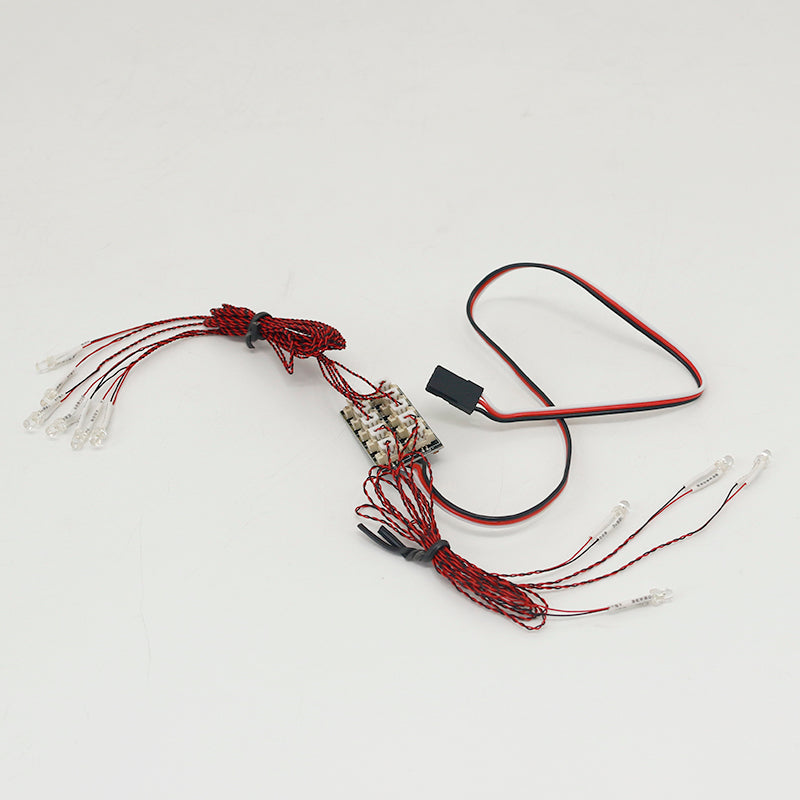 LED Light System For 1/14 JDM-98 Hydraulic RC Loader Model RC Bulldozer Model DIY Parts