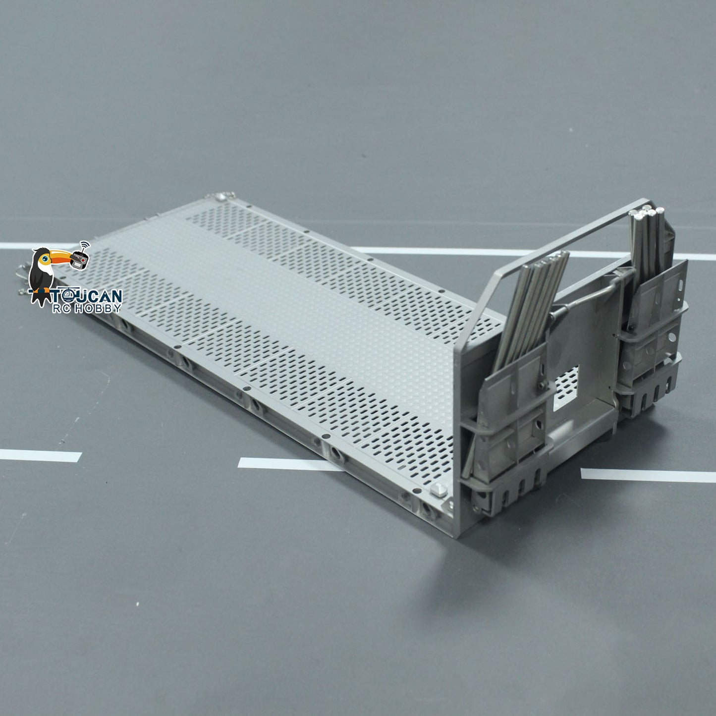 Metal Timber Flatbed for 1/14 10x10 RC Hydraulic Full Dump Truck 8x8 Remote Controlled Dumper Simulation DIY Cars