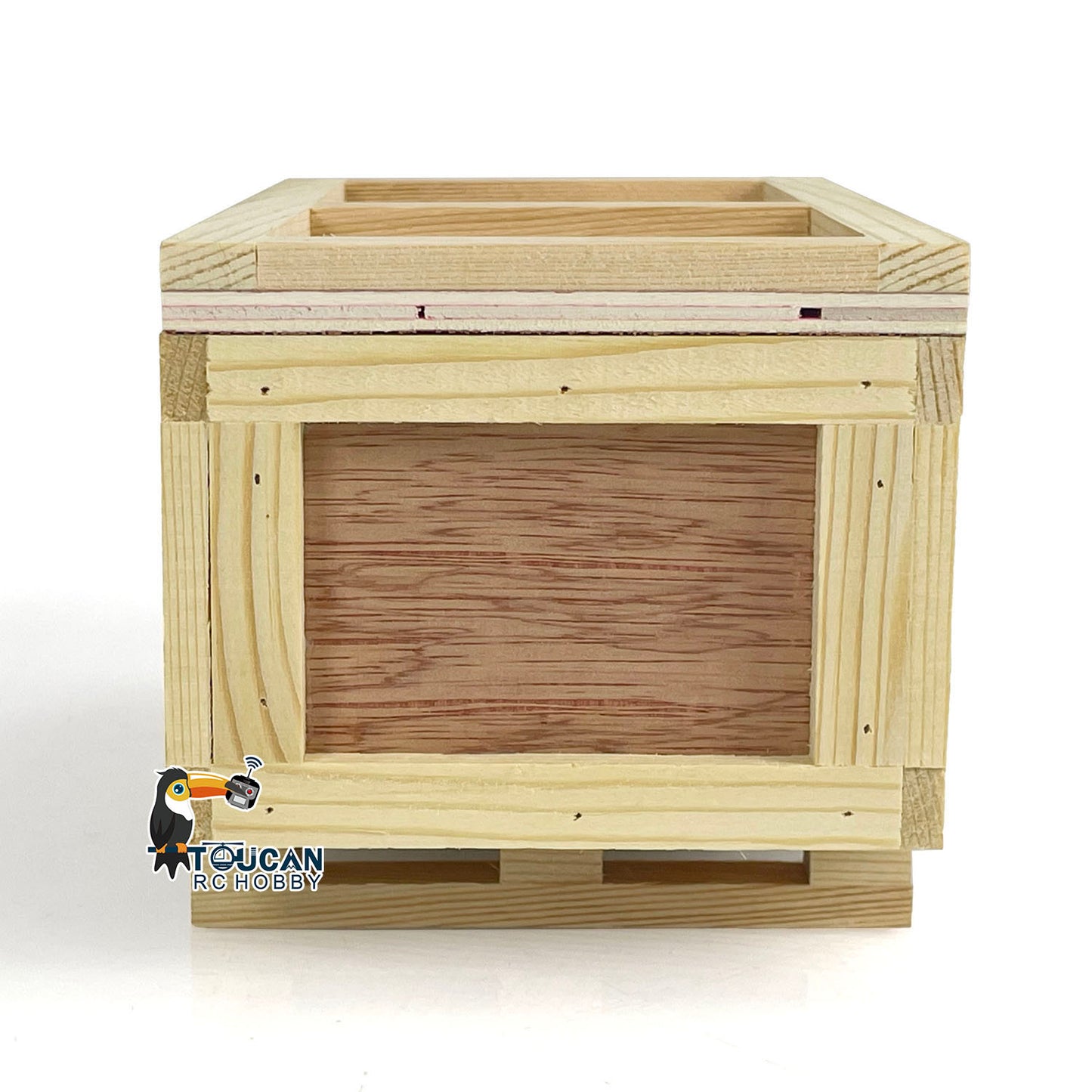 (Free to get shipping fee only! )Wooden Box Model for 1/14 1/12 RC Truck Hydraulic Forklift Construction Vehicles