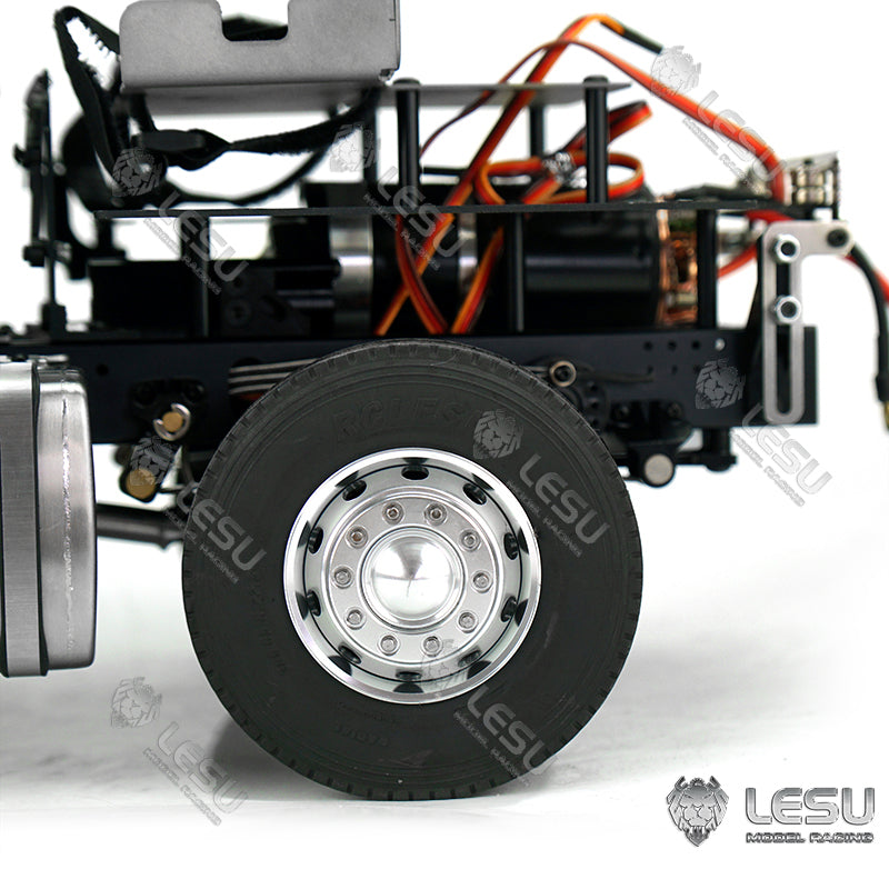 IN STOCK Metal 6*6 Chassis Motor Servo for 1/14 TAMIYA Vol FH16 Tractor Truck Model