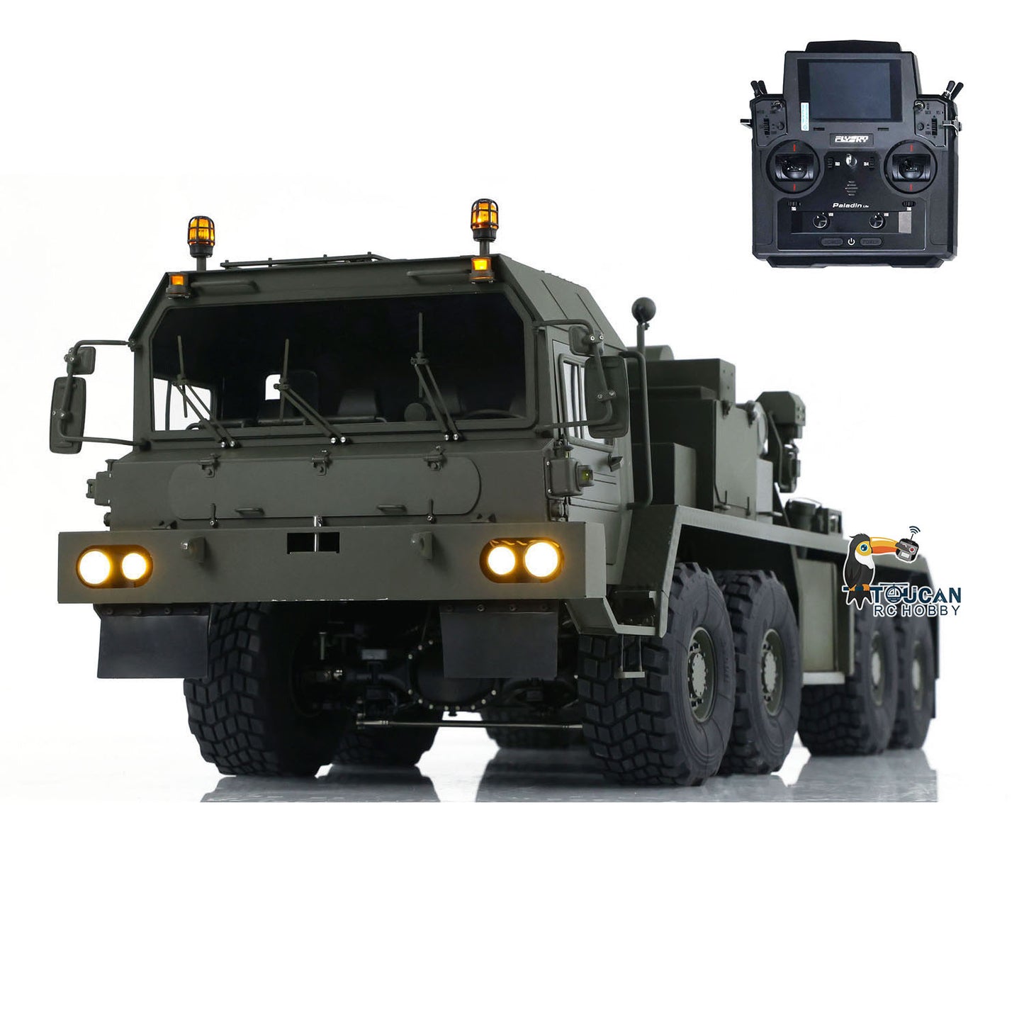 1/14 RC Tractor Truck SLT56 8x8 Full Metal Remote Control Military Transport Car