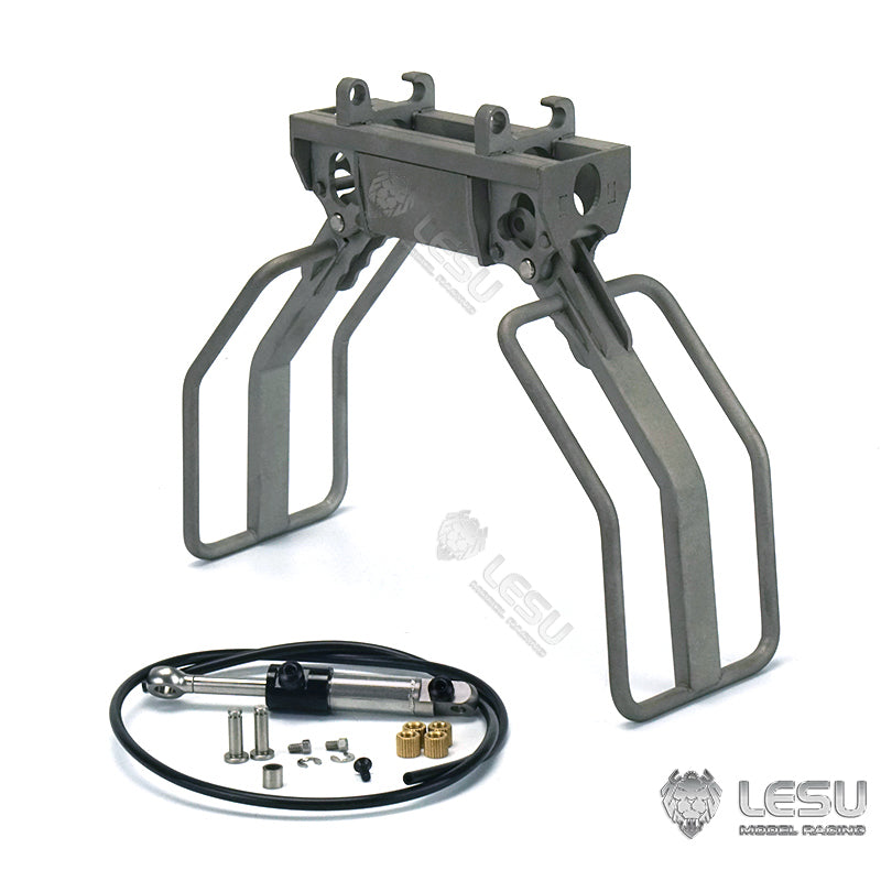 LESU Metal Fork Bucket for 1/14 RC Hydraulic Skid Steer Loader DIY Model