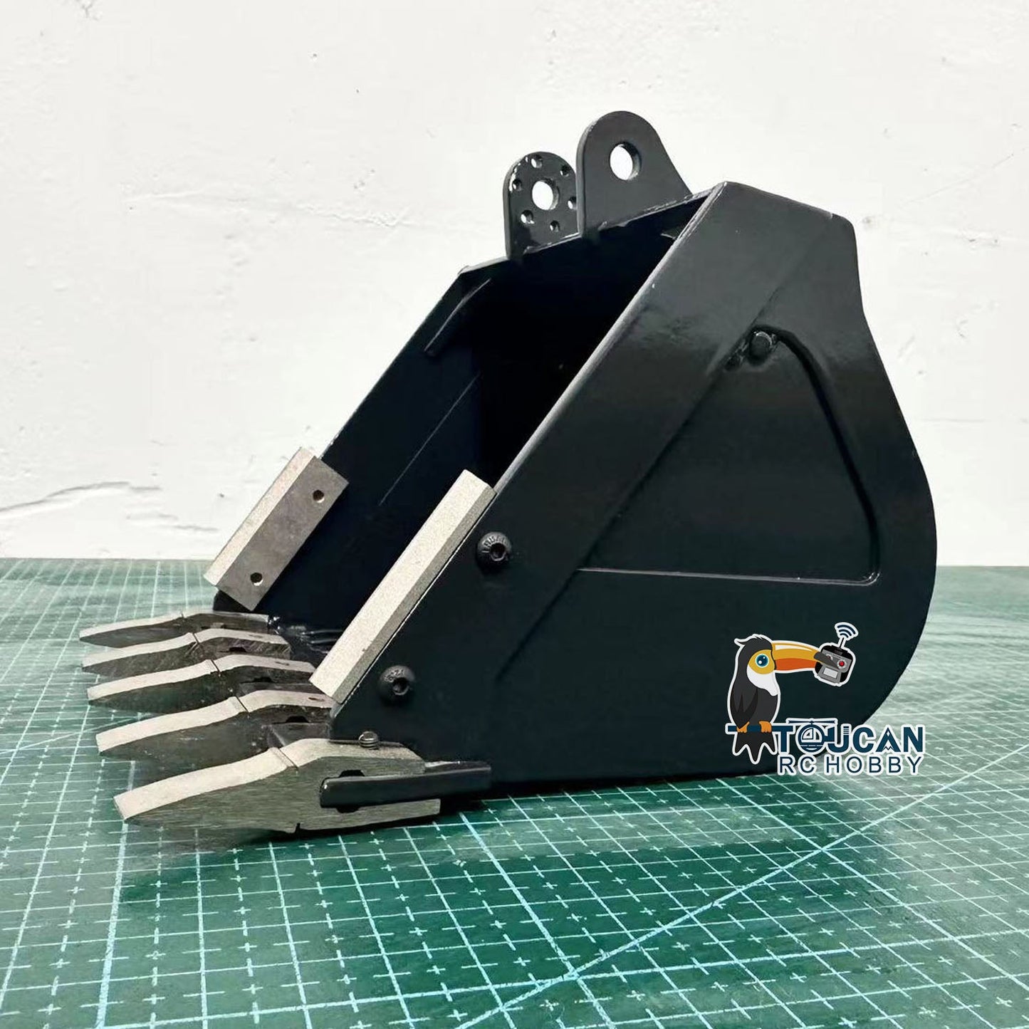 Metal Quick Release Coupler Grille Bucket for 1/12 RC Hydraulic Remote Controlled Excavator Diggers H3 P3 ZX36H PC36