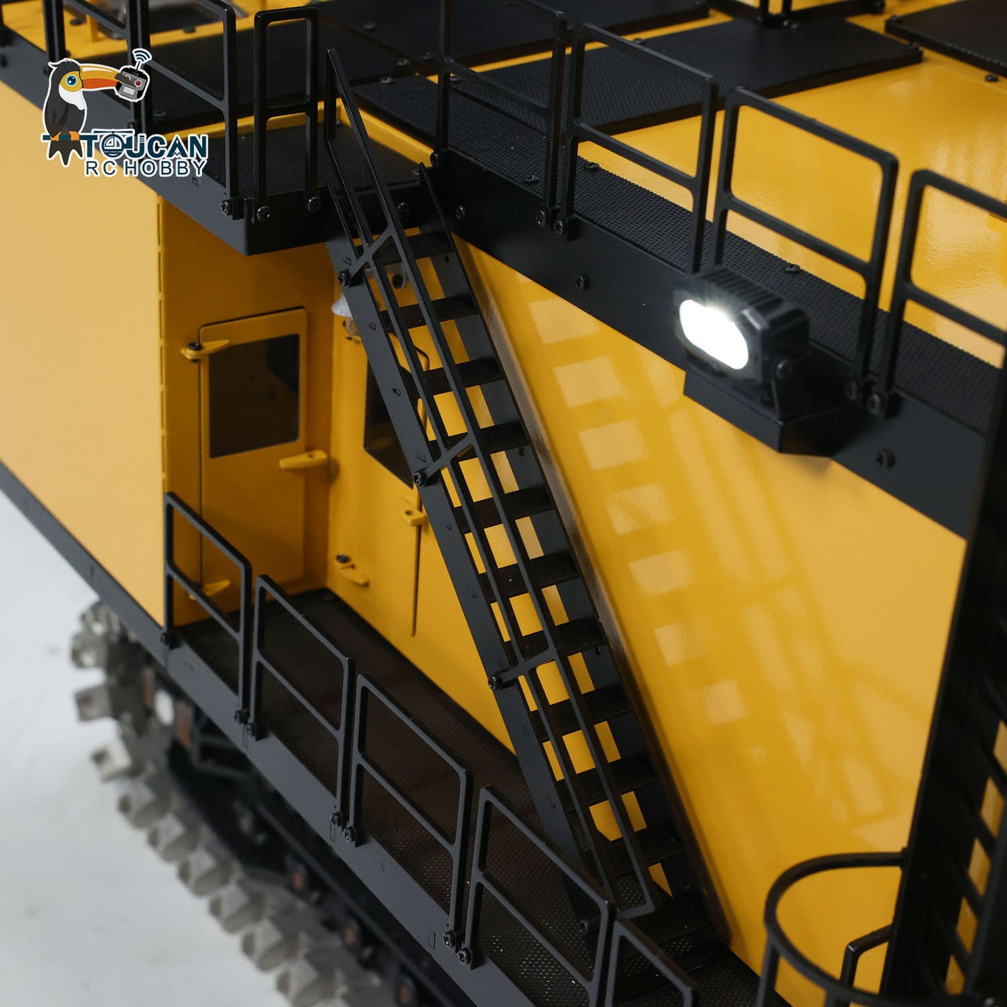 100KG! 1/25 Metal Electric Rope Shovel Excavator RC Mining Digger RTR Heavy Machine with Two Battery H4100 4100