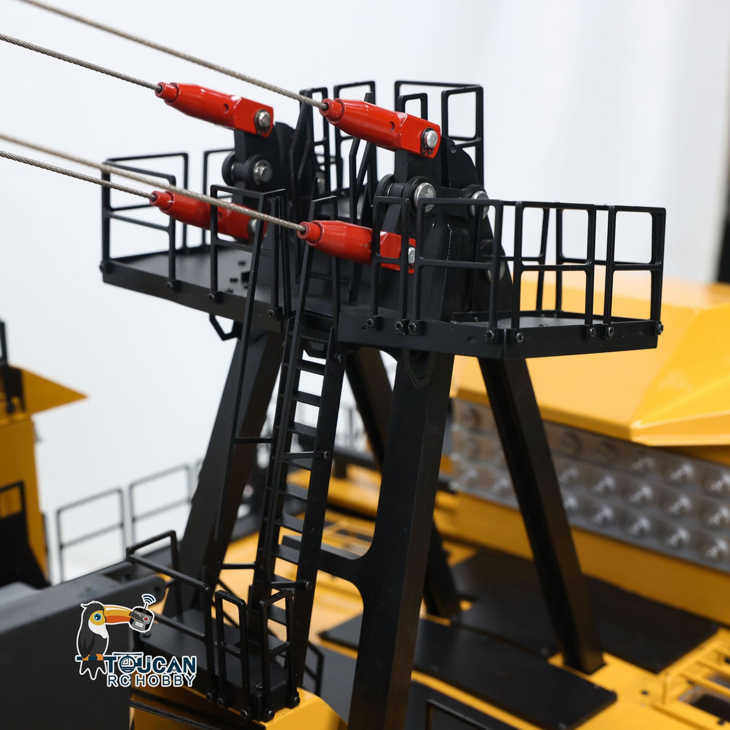 100KG! 1/25 Metal Electric Rope Shovel Excavator RC Mining Digger RTR Heavy Machine with Two Battery H4100 4100