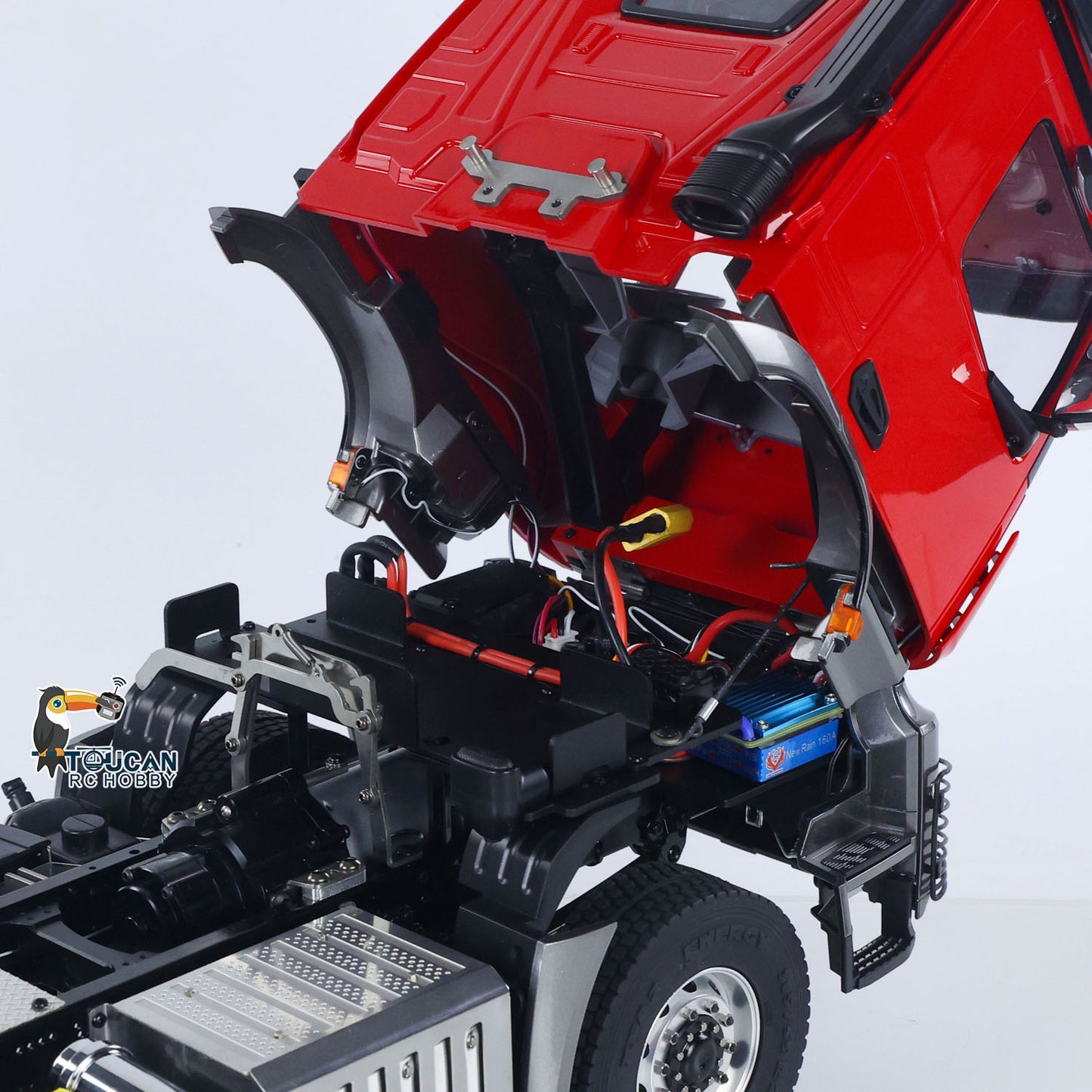6X6 1/14 Radio Controlled Lorry Car RC Tractor Truck Model Battery RTR NO Lock Differential Axles 2Speed for TAMIYA Semi Trailer