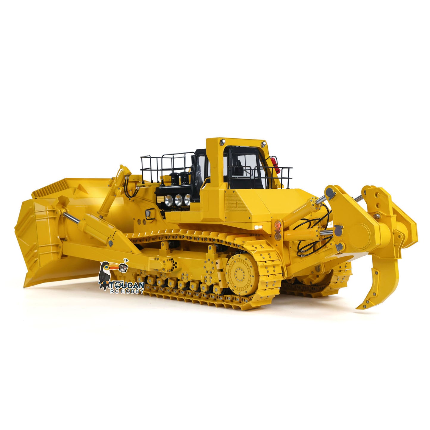 JDMODEL Metal 1/14 RC Hydraulic Bulldozer 575 Heavy Machine Huge Dozer Model Frsky X14 Radio System