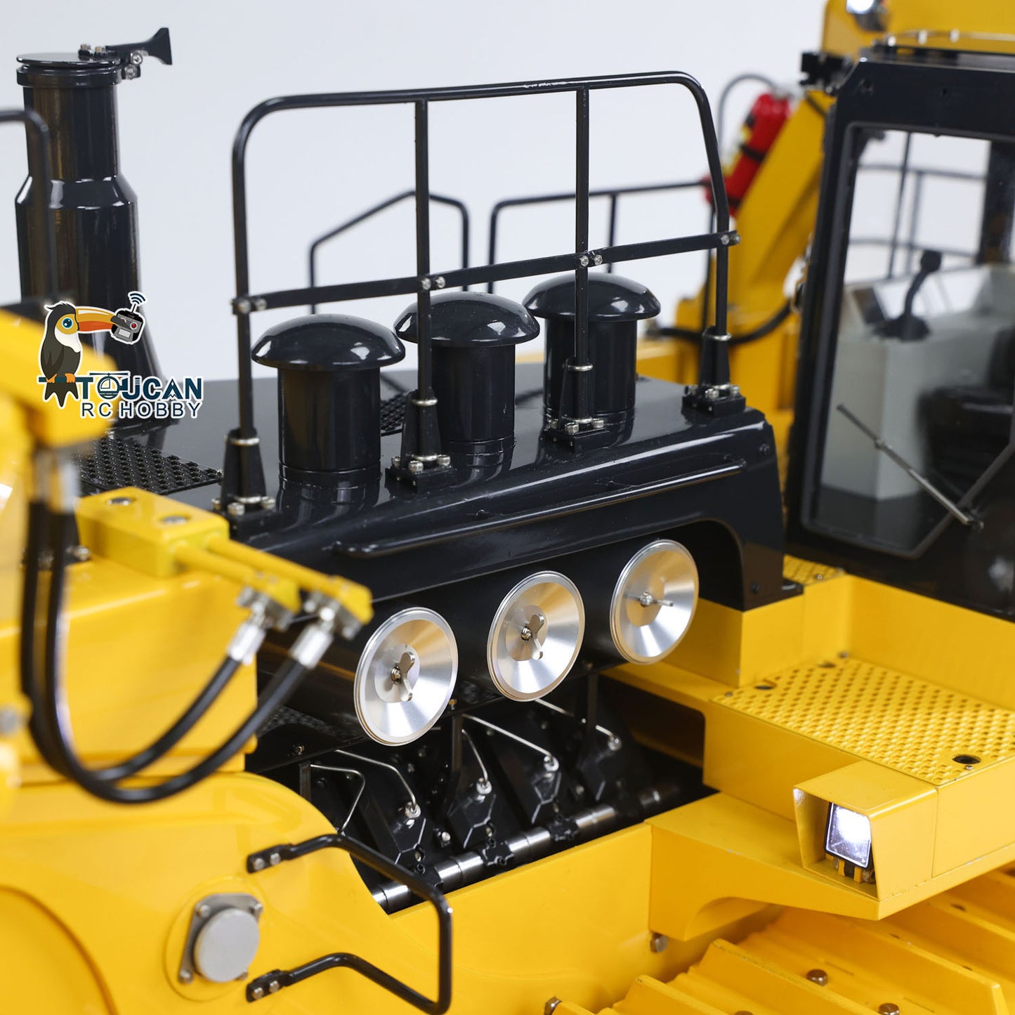JDMODEL Metal 1/14 RC Hydraulic Bulldozer 575 Heavy Machine Huge Dozer Model Frsky X14 Radio System