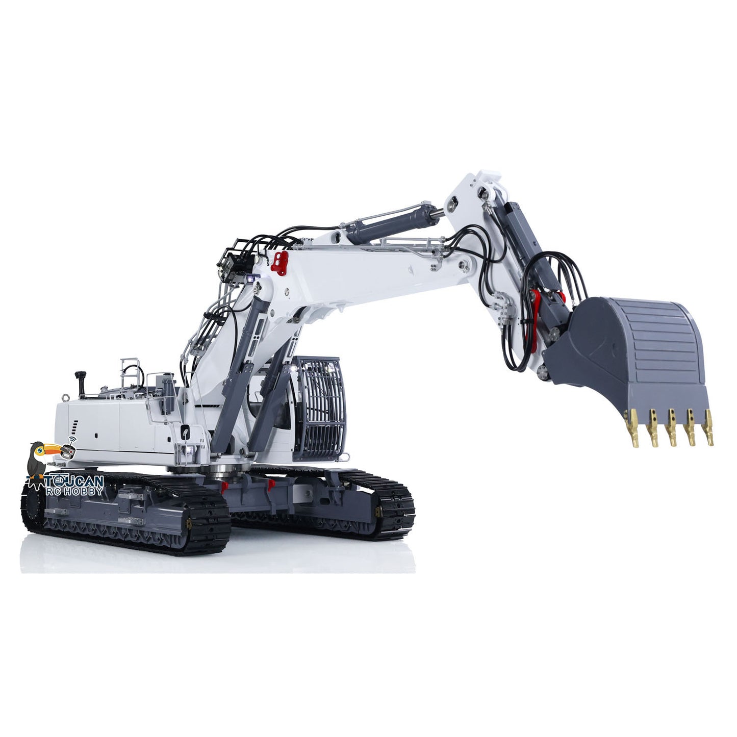 LESU 1/14 RC Heavy Full Hydraulic Excavator LR960 RTR Demolition Digger Model XE Radio