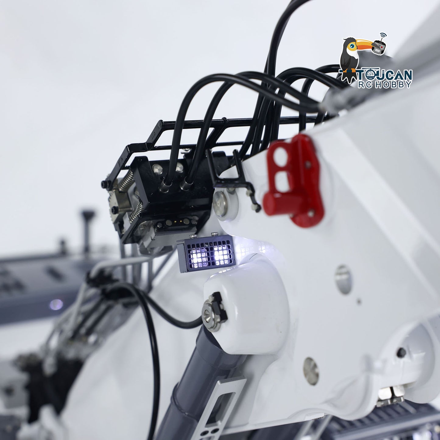 Heavy Machine 1/14 RC Full Hydraulic Excavator LESU LR960 Construction Digger