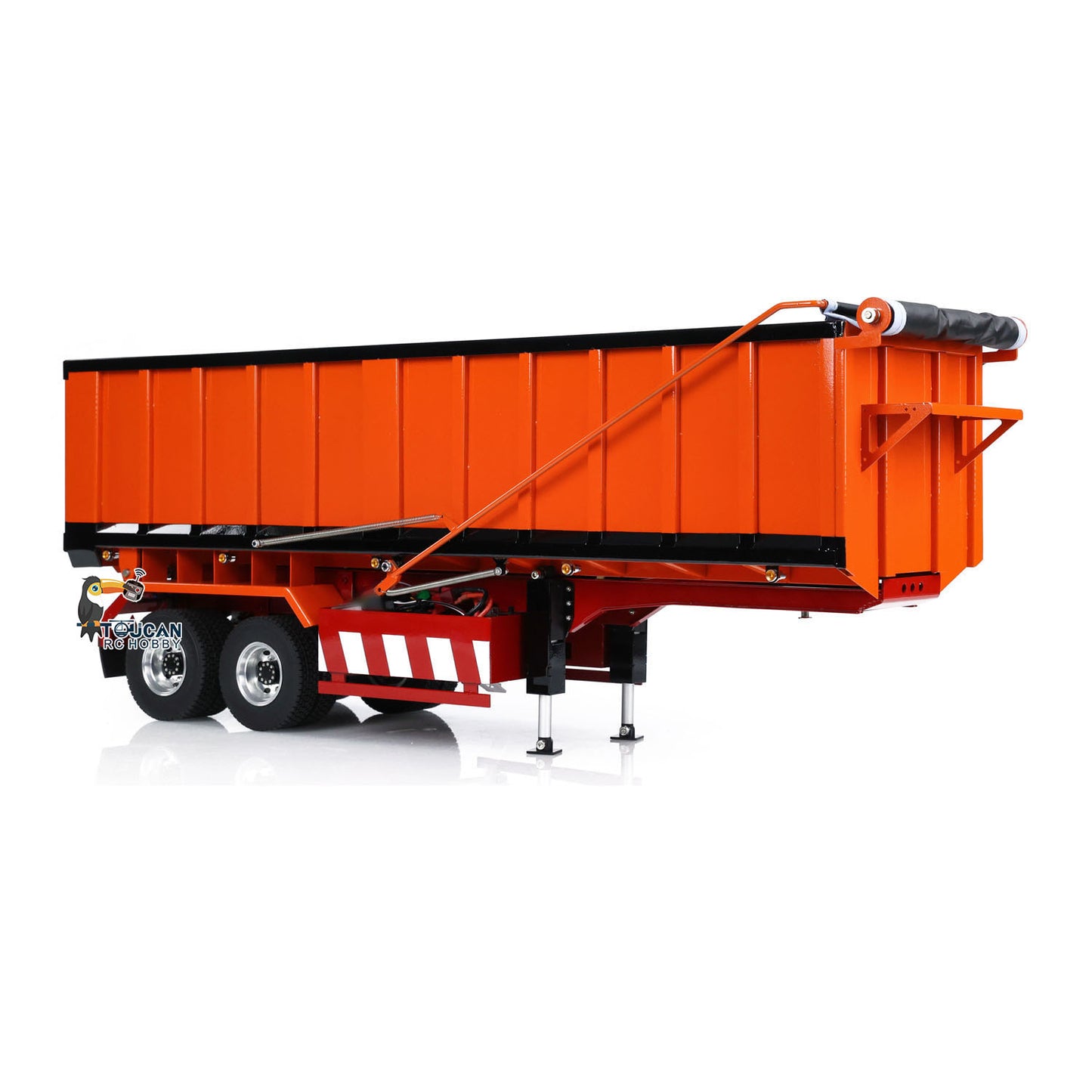 Metal 1/14 Hydraulic Dump Trailer Electric Legs for TAMIYA RC Tractor Truck Car