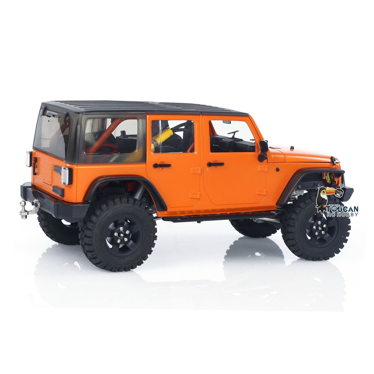 CAPO 1/18 RC Crawler Car CUB2 RTR Remote Control Off Road Vehicle 2-Speed Transmission Flysky GT5 Radio Battery Light Sound