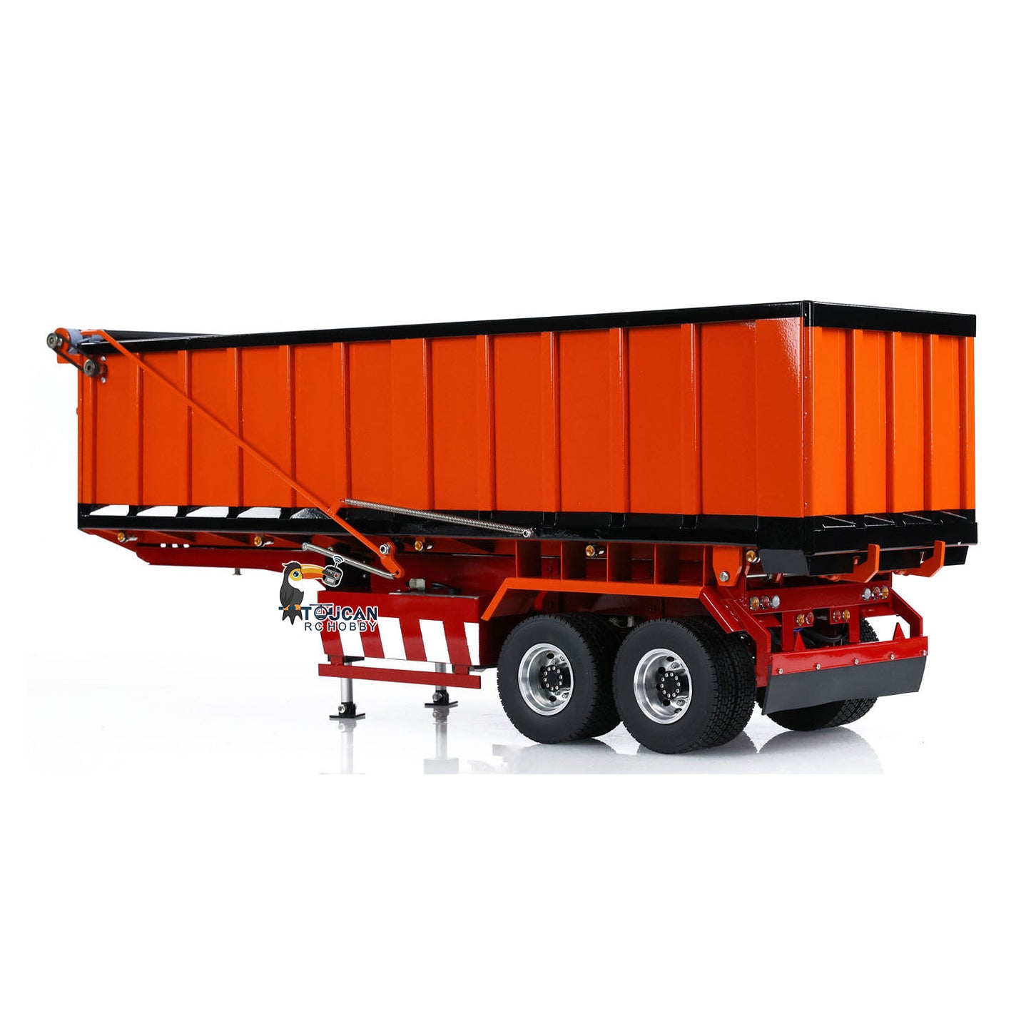Metal 1/14 Hydraulic Dump Trailer Electric Legs for TAMIYA RC Tractor Truck Car