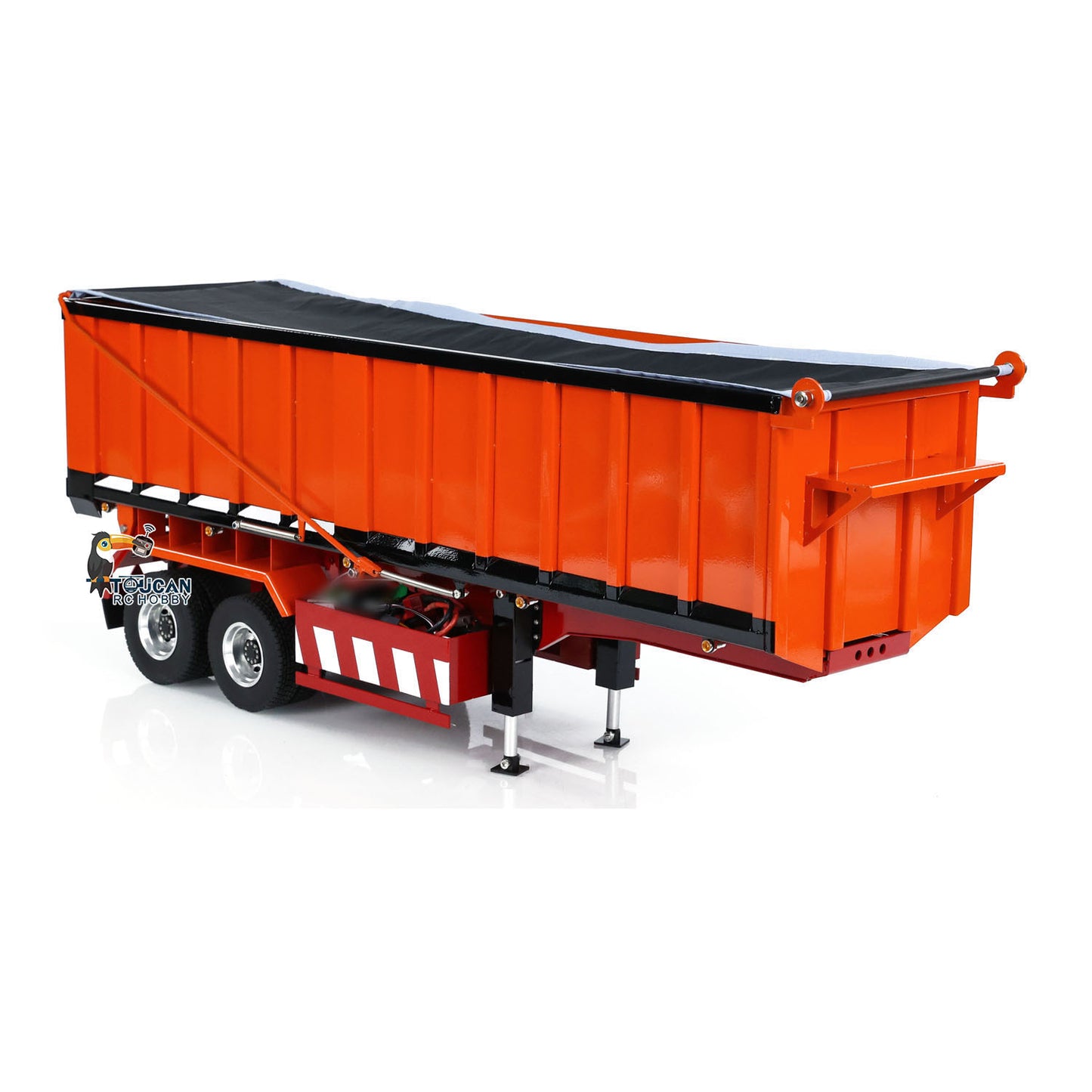 Metal 1/14 Hydraulic Dump Trailer Electric Legs for TAMIYA RC Tractor Truck Car