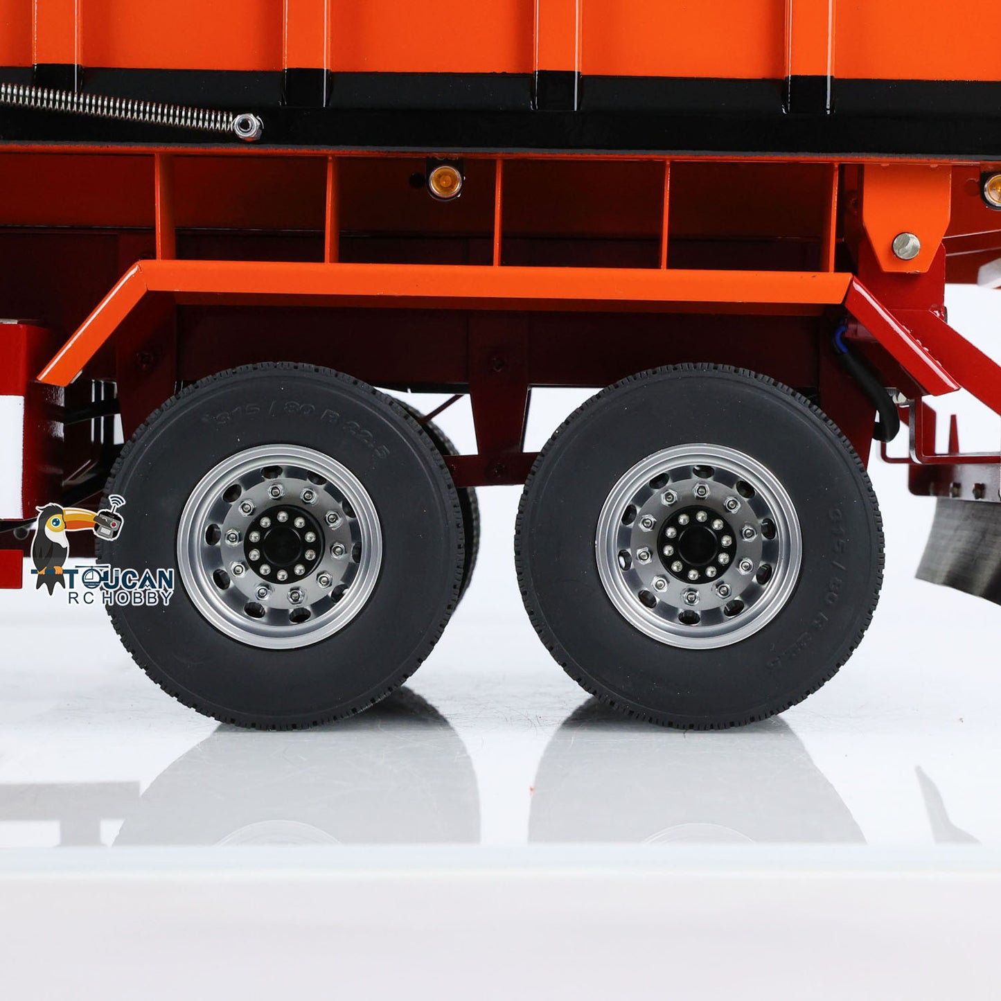 Metal 1/14 Hydraulic Dump Trailer Electric Legs for TAMIYA RC Tractor Truck Car