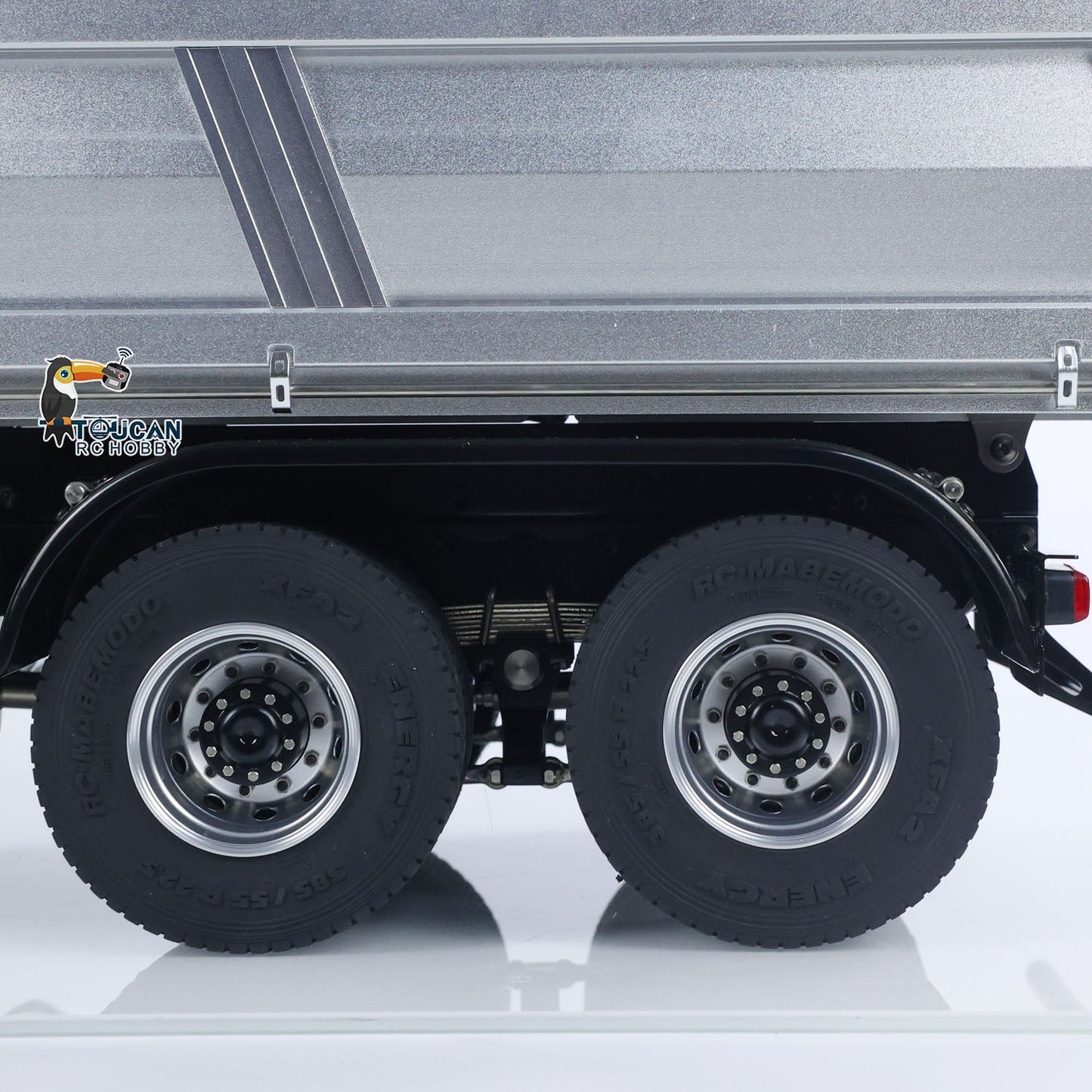 2Speed 3348 Metal Chassis 1/14 RTR RC Hydraulic Dumper Remote Control Tipper Model NO Lock Differential Axle Light Sound Battery