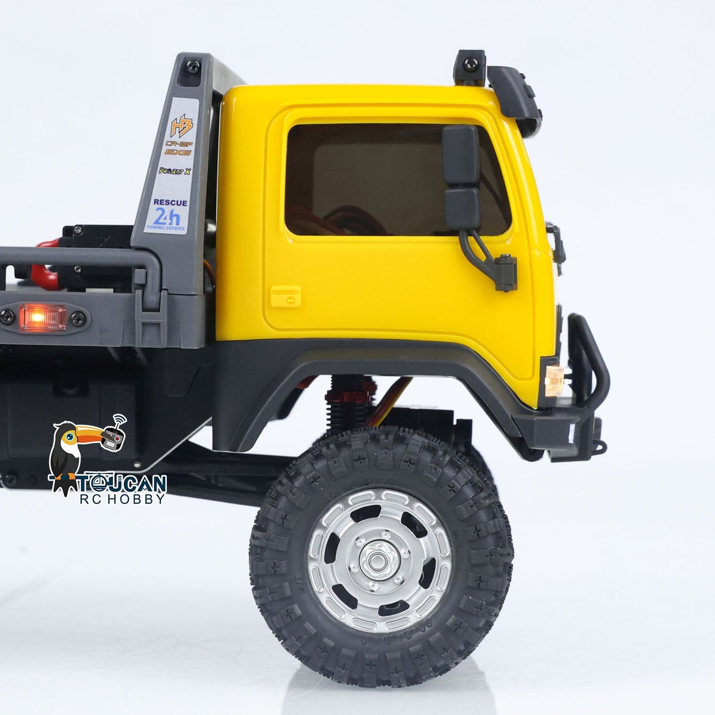 Fast Shipping RTR Flatbed Trailer 6WD RC Crawler 1/18 Off-Road Truck 2-Speed Lights Toy CR18P
