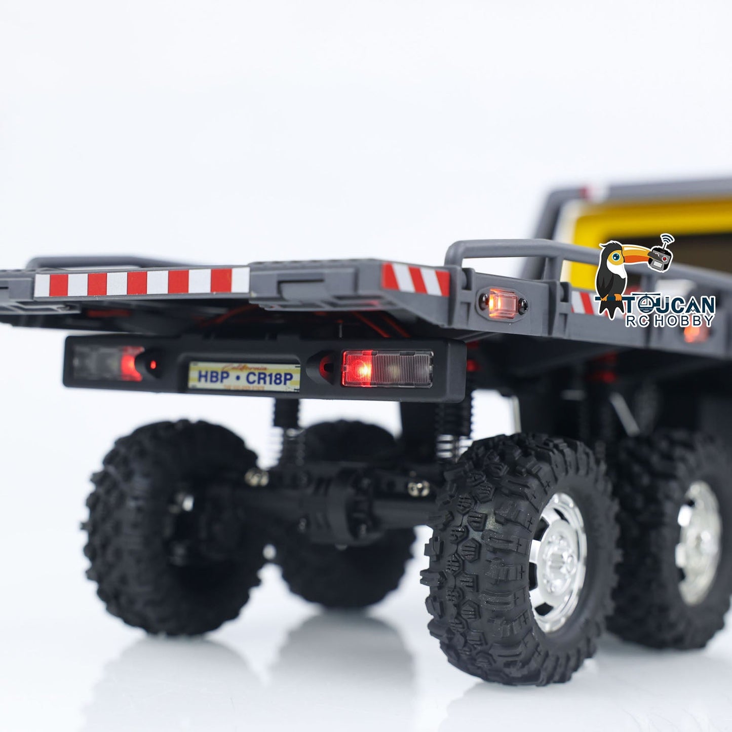 Fast Shipping RTR Flatbed Trailer 6WD RC Crawler 1/18 Off-Road Truck 2-Speed Lights Toy CR18P