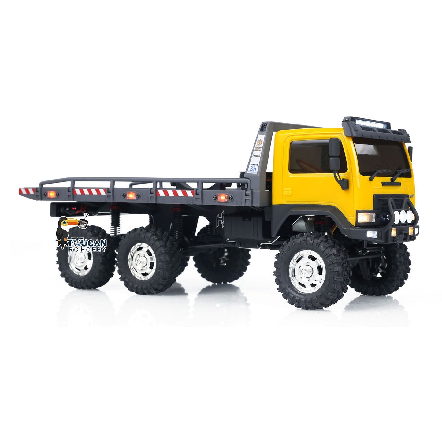 Fast Shipping RTR Flatbed Trailer 6WD RC Crawler 1/18 Off-Road Truck 2-Speed Lights Toy CR18P