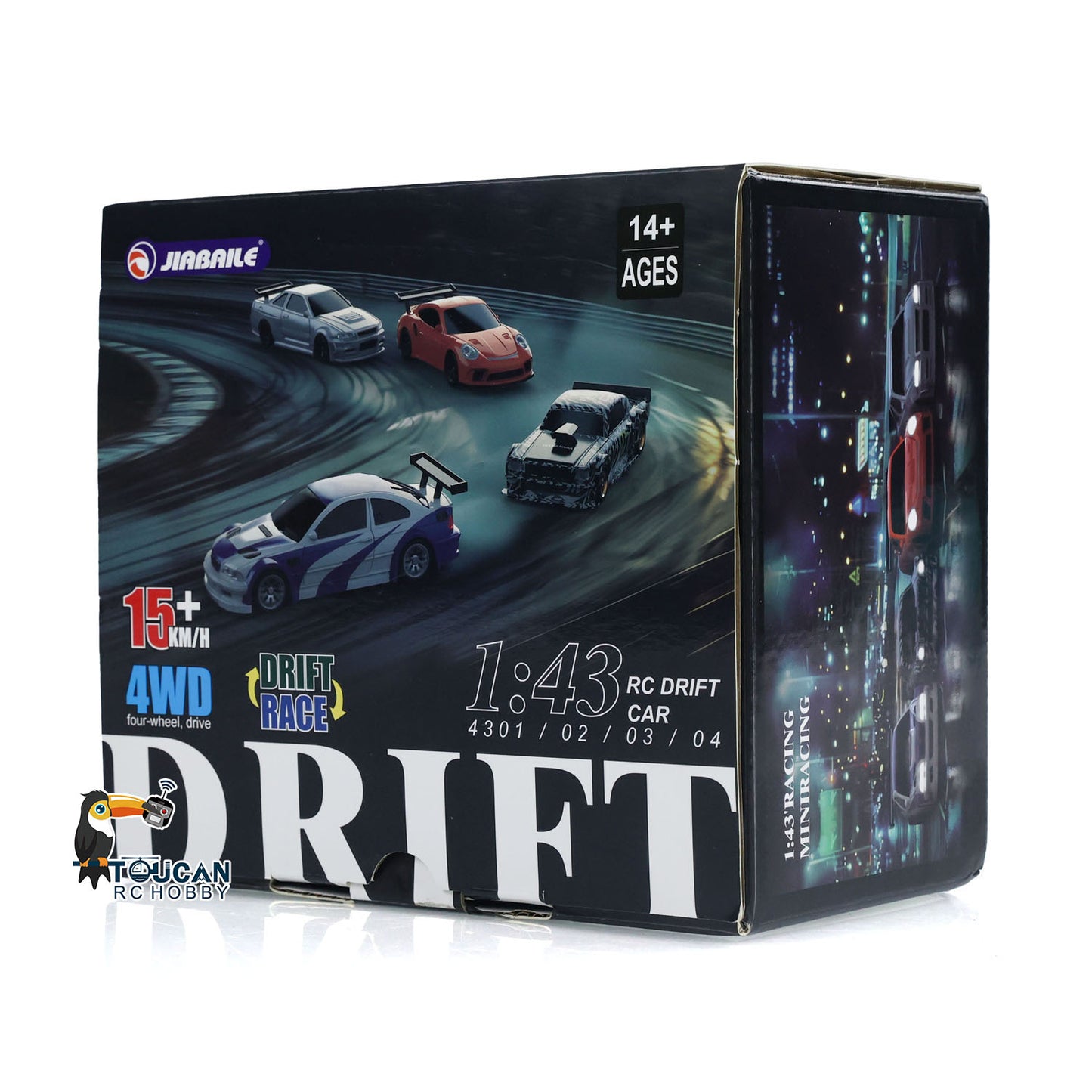 ¡¾FREE SHIPPING¡¿US STOCK 4PCS 1/43 Radio Control Drift Car 4WD RC 2.4g Mini Race Car High Speed Model Toy