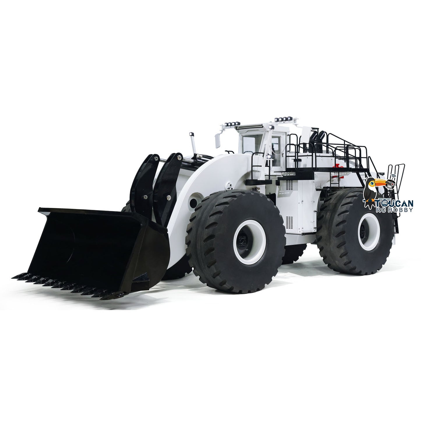 150KG! 1:14 RC Hydraulic Loader L2350 Heavy Duty RTR Radio Control Construction Vehicle with Sound Light Smoke
